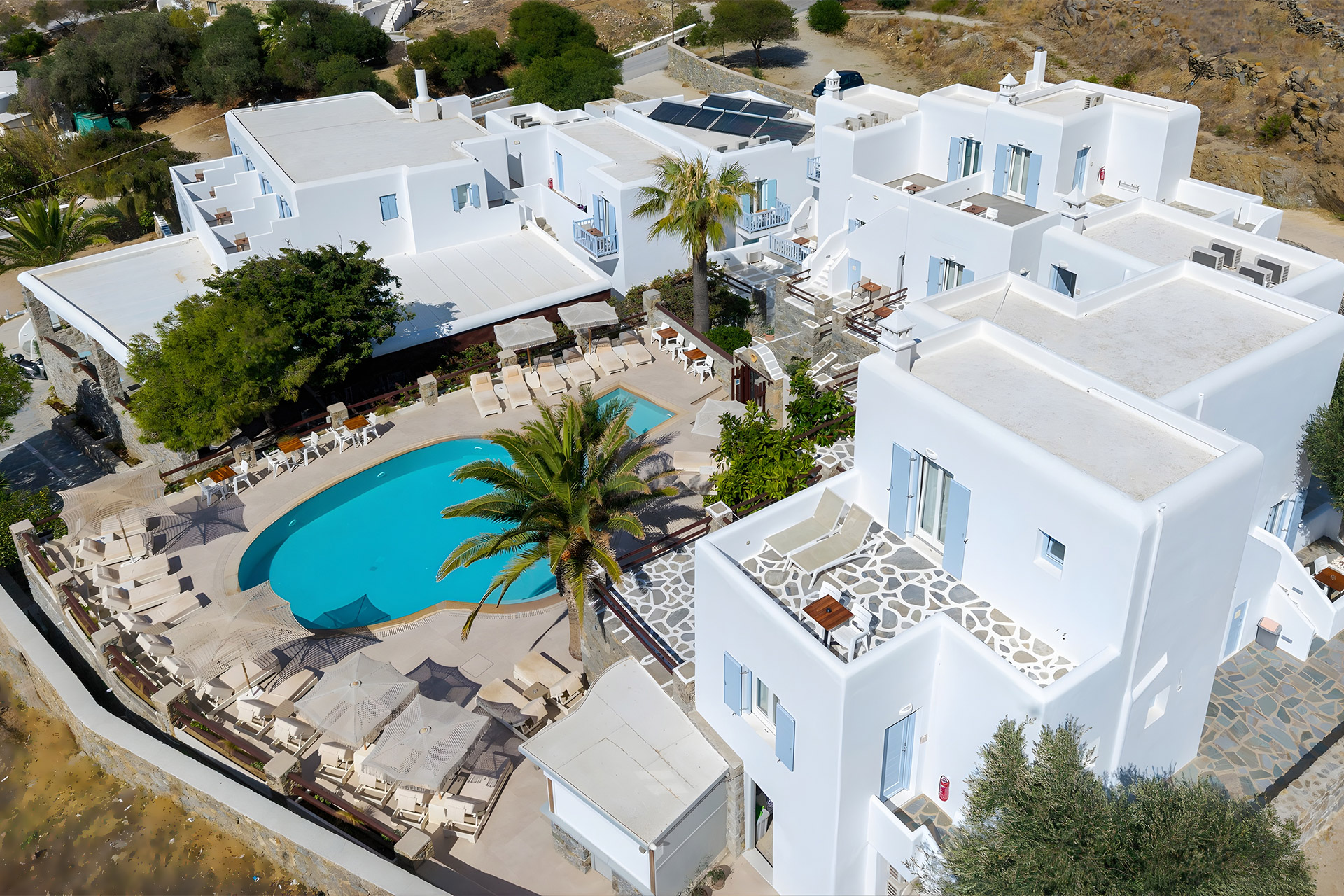 Entrance -  Makis Place Tourlos Mykonos Hotel
