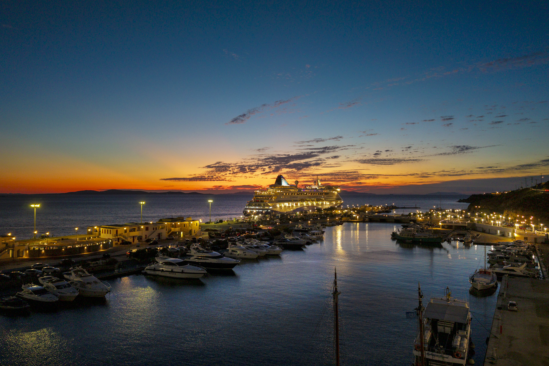 Aerial View- Makis Place Tourlos Mykonos Hotel